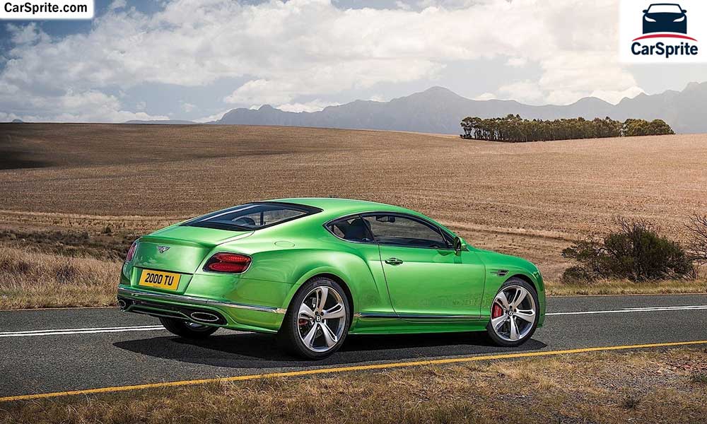 Bentley Continental GT 2017 prices and specifications in Bahrain | Car Sprite