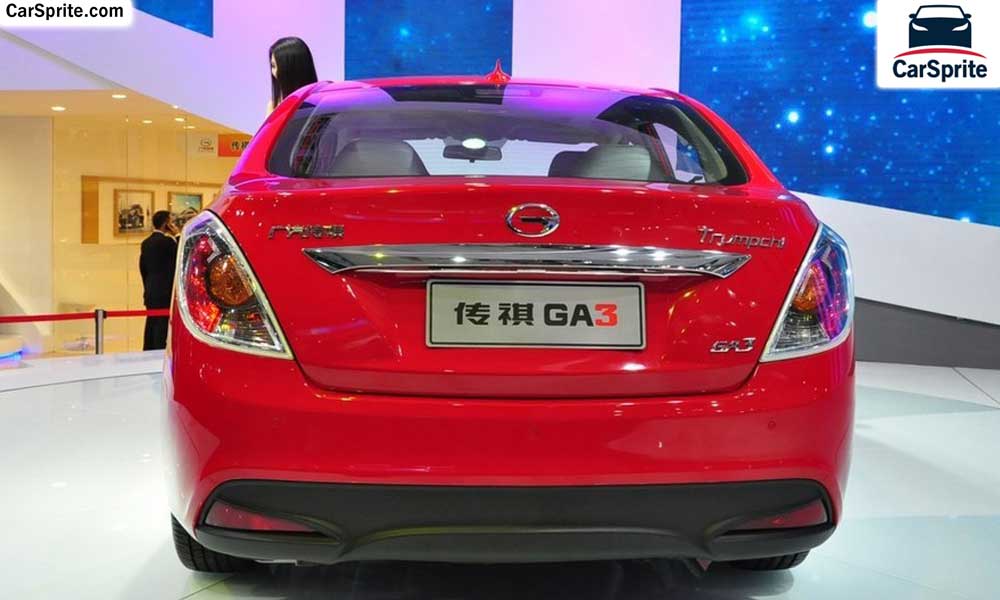 GAC GA3 2018 prices and specifications in Bahrain | Car Sprite